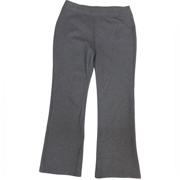 Soft Surroundings Ponte Bootcut Pull-on Pants in Gray Size SP - Picture 3 of 7
